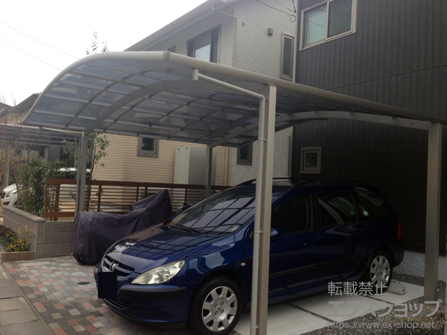 広島県広島市ののカーポート レイナツインポートグラン　積雪〜20cm対応 施工例