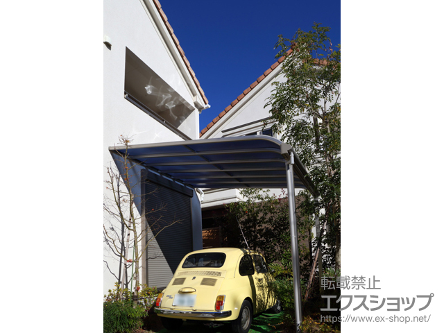 東京都東久留米市ののテラス屋根 ヴェクターテラス R型 テラスタイプ 単体 積雪〜20cm対応 施工例