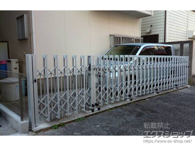 東京都台東区ののカーゲート アルシャインII PG型R(ペットガード) A/ノンレールタイプ 両開き親子 (150+550)WP 施工例
