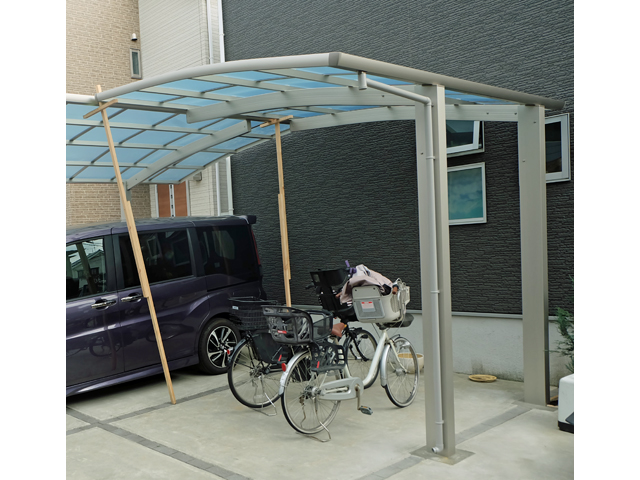 東京都西東京市ののカーポート レイナポートグラン　積雪〜20cm対応 施工例