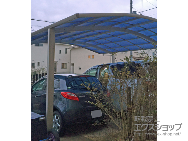 広島県東広島市ののカーポート レイナツインポートグラン　積雪〜20cm対応 施工例