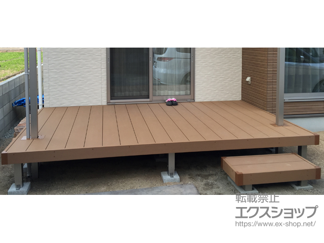 ウッドデッキ 山善 ウッドデッキ ガーデンファニチャー YWD-360 YK-0(セツト