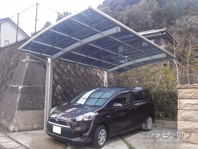 長崎県長崎市ののカーポート プレシオスポート 積雪〜20cm対応 施工例