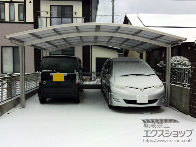 佐賀県唐津市ののカーポート レイナツインポートグラン　積雪〜20cm対応 施工例