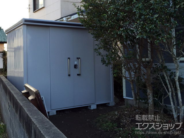 千葉県館山市のの物置・屋外倉庫 エルモ 一般型（LMD-2915H-CB） 施工例