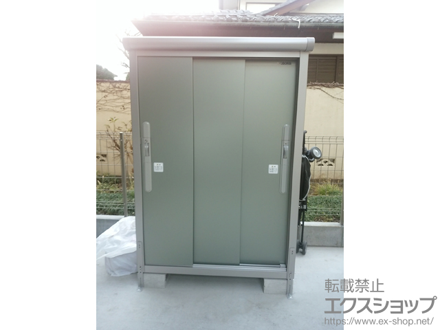 東京都練馬区のの物置・屋外倉庫 エスモ 一般型（ESD-1006EGL-SI） 施工例