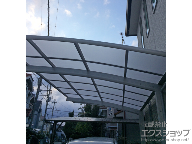 兵庫県加古川市ののカーポート プレシオスポート 積雪〜20cm対応 施工例