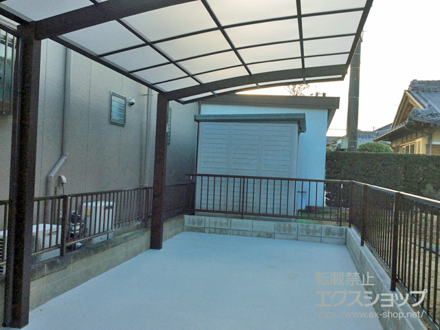 愛知県刈谷市ののカーポート プレシオスポート 積雪〜20cm対応 施工例