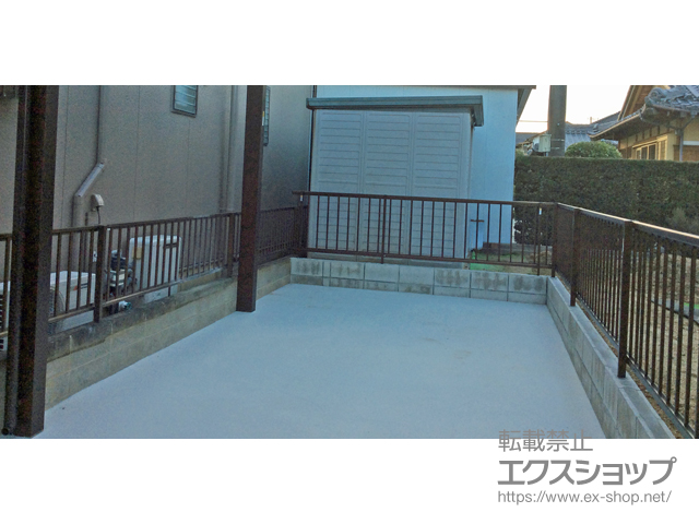 愛知県刈谷市ののフェンス・柵 ミエッタフェンス 防犯たて格子タイプ 施工例