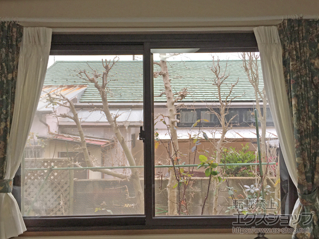 栃木県宇都宮市のの二重窓（内窓） インプラス ダストバリア仕様 引違い窓 2枚建 施工例