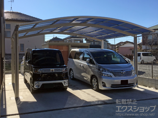 埼玉県久喜市ののカーポート レイナツインポートグラン　積雪〜20cm対応 施工例