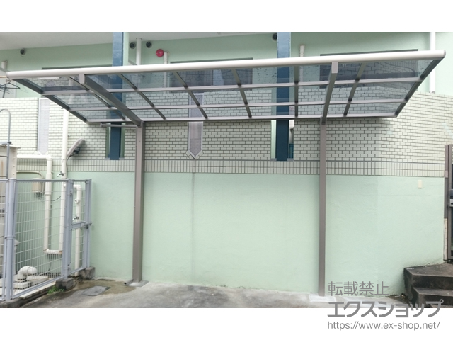 福岡県福岡市ののサイクルポート・駐輪場 ネスカRミニ (ラウンドスタイル) 積雪〜20cm対応 施工例