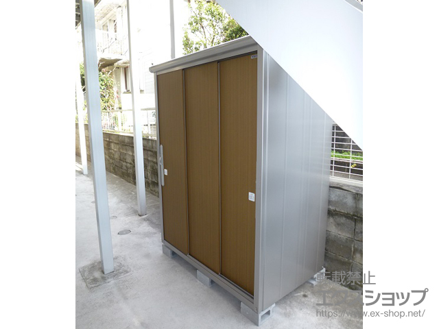 神奈川県横浜市のの物置・屋外倉庫 エスモ 一般型（ESD-1509AGL-WB） 施工例