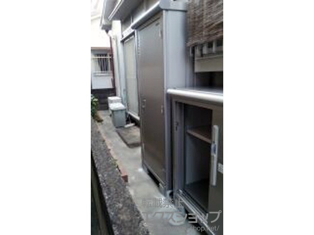 大阪府堺市のの物置・屋外倉庫 エスモ 一般型（ESD-1005YGL-SS） 施工例