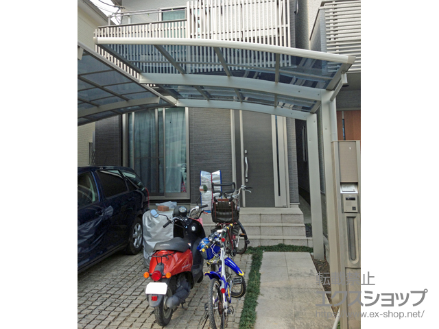 奈良県橿原市ののカーポート プレシオスポート 積雪〜20cm対応 施工例