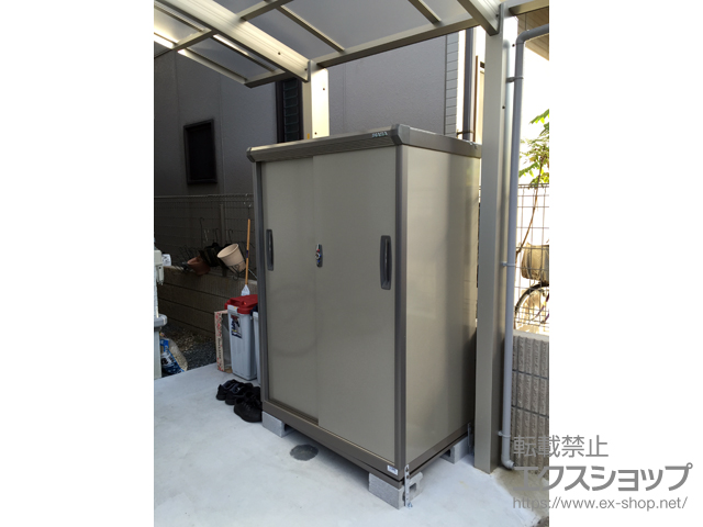 大阪府堺市のの物置・屋外倉庫 ナイソーシスター 一般型（KMX-117D-P） 施工例