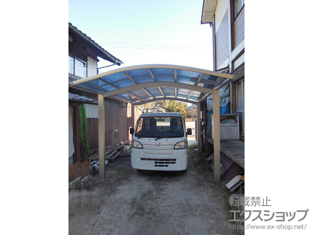 岐阜県恵那市ののカーポート レイナワンポートグラン　積雪〜20cm対応 施工例