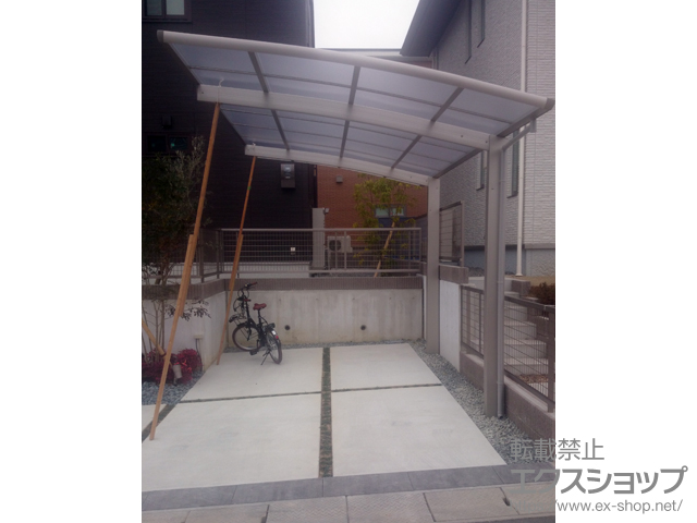 大阪府富田林市ののカーポート レイナポートグラン　積雪〜20cm対応 施工例