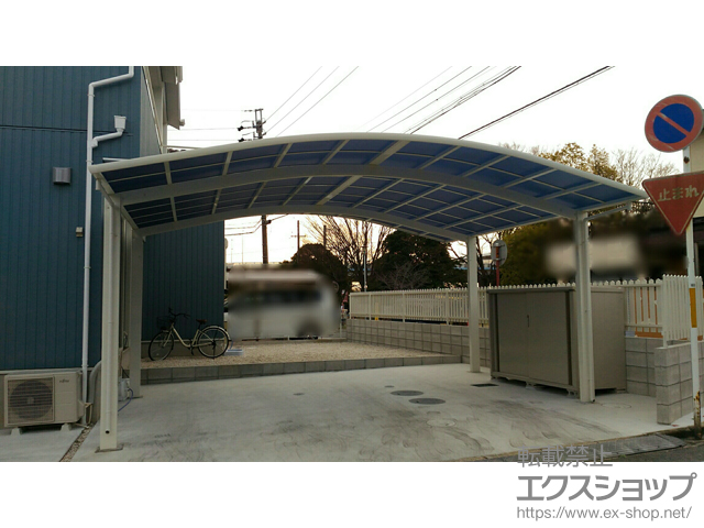 愛知県知立市ののカーポート レイナツインポートグラン　積雪〜20cm対応 施工例