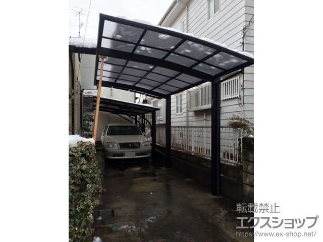 千葉県野田市ののカーポート プレシオスポート 積雪〜20cm対応 施工例