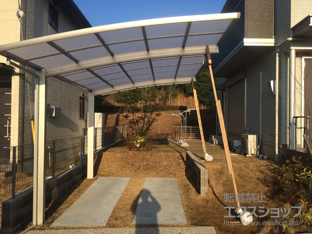 奈良県五條市ののカーポート レイナポートグラン　積雪〜20cm対応 施工例