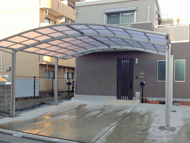 茨城県水戸市ののカーポート レイナツインポートグラン　積雪〜20cm対応 施工例