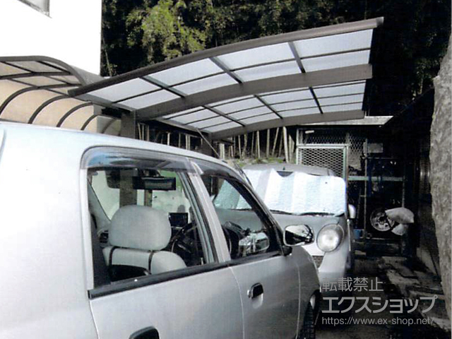 神奈川県横浜市ののカーポート プレシオスポート 積雪〜20cm対応 施工例