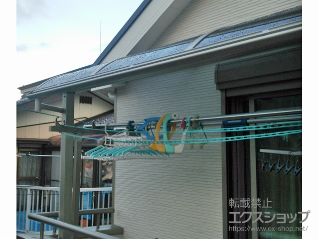 神奈川県座間市ののバルコニー・ベランダ屋根 プレシオステラス R型 屋根タイプ 単体 積雪〜20cm対応 施工例