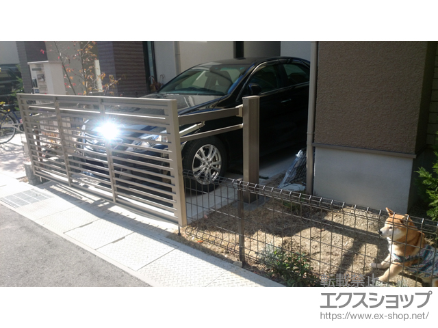 大阪府箕面市ののカーゲート オーバードアS1型 手動式 施工例