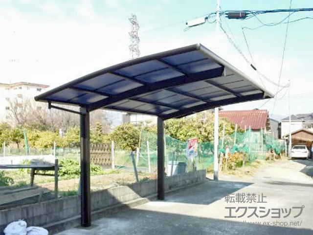 大阪府茨木市のYKKAPのカーポート レイナポートグラン 積雪～20cm対応 施工例