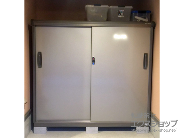 東京都品川区のの物置・屋外倉庫 ナイソーシスター 一般型（KMX-185D） 施工例