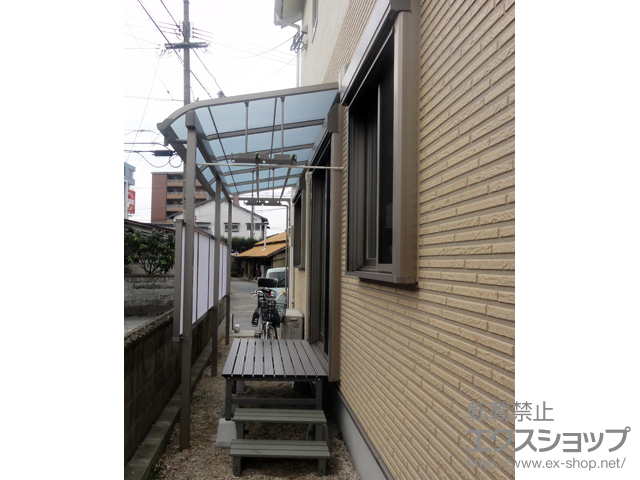 福岡県大野城市ののテラス屋根 スピーネ R型 テラスタイプ 単体 積雪〜20cm対応 施工例