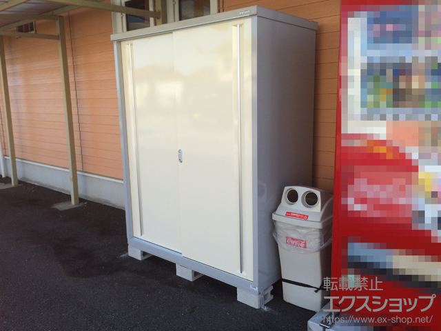 群馬県佐波郡玉村町のの物置・屋外倉庫 シンプリー 一般型（MJX-157E-P-FW） 施工例