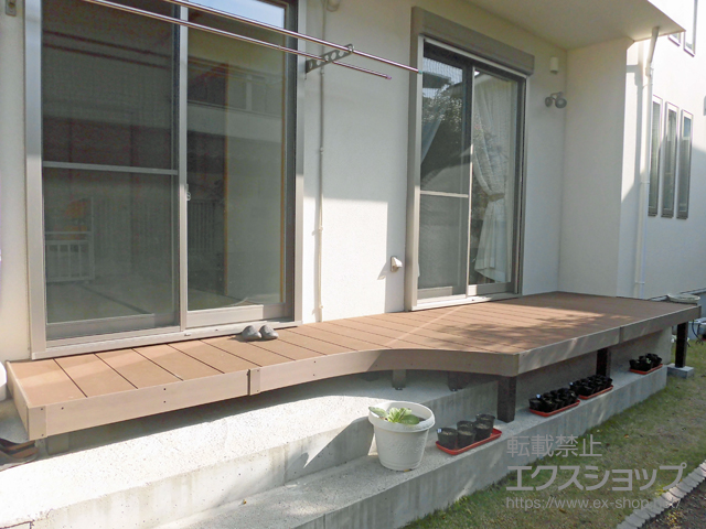 愛知県名古屋市ののウッドデッキ リウッドデッキ 200 施工例