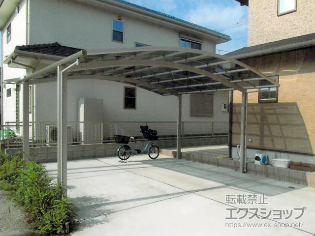 熊本県合志市のYKKAPのカーポート レイナツインポートグラン　積雪～20cm対応 施工例