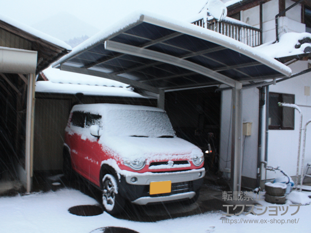 熊本県水俣市ののカーポート レイナポートグラン　積雪〜20cm対応 施工例