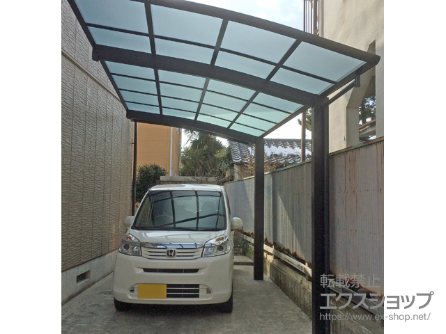 宮城県仙台市ののサイクルポート・駐輪場 レイナポートグラン　積雪〜20cm対応 施工例