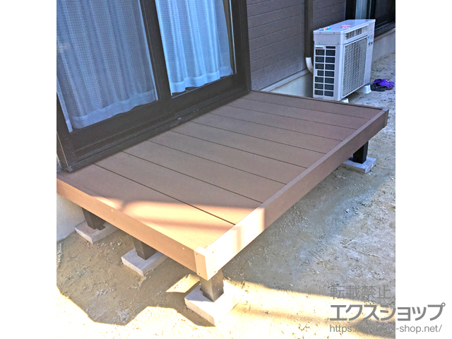 愛知県知多市ののウッドデッキ マージウッドデッキ 施工例