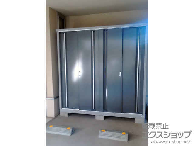 東京都杉並区のの物置・屋外倉庫 シンプリー 一般型 1940×615×1903 施工例