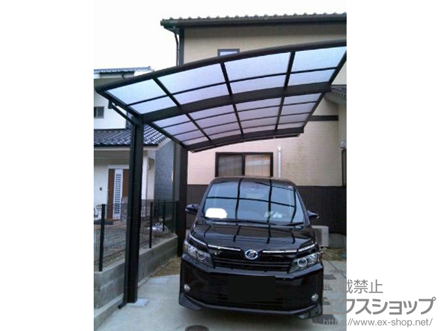 広島県東広島市ののカーポート レイナポートグラン　積雪〜20cm対応 施工例