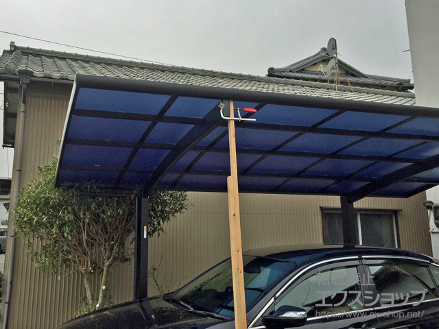 静岡県焼津市ののカーポート レイナポートグラン　積雪〜20cm対応 施工例