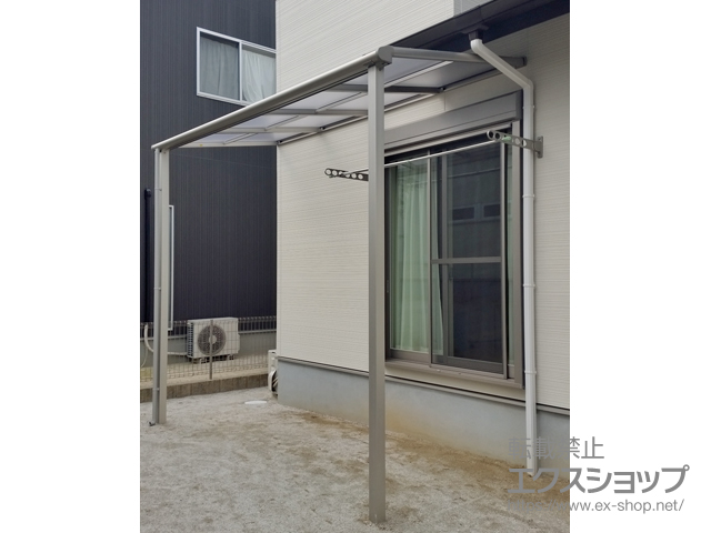 福岡県北九州市ののテラス屋根 ヴェクターテラス F型 テラスタイプ 単体 積雪〜20cm対応 施工例