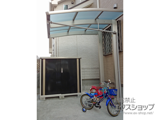 東京都町田市ののサイクルポート・駐輪場 レイナポートREグランミニ 積雪〜20cm対応 施工例