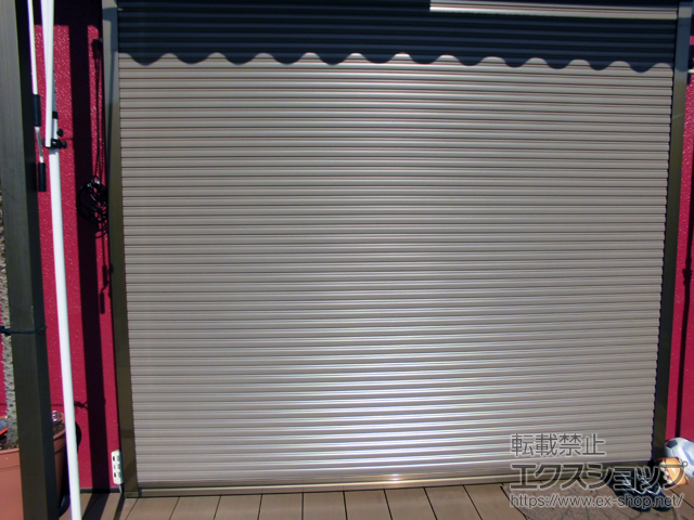 千葉県市原市のLIXIL リクシル（トステム）の窓シャッター リフォームシャッター イタリヤ リモコン電動式 施工例