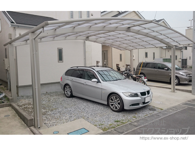 千葉県流山市ののカーポート レイナトリプルポートグラン 積雪〜20cm対応 施工例
