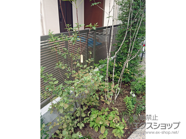 東京都三鷹市ののフェンス・柵 ライシスフェンス1型 フリーポールタイプ 施工例