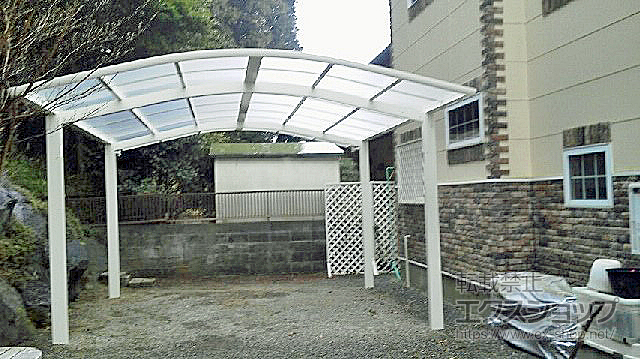 静岡県裾野市ののカーポート レイナツインポートグラン 積雪〜20cm対応 施工例