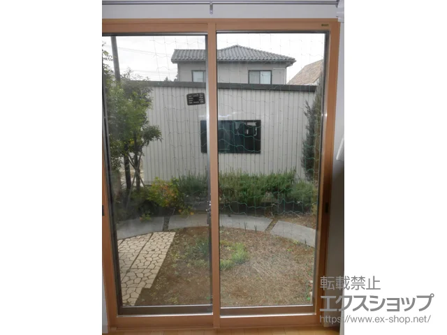 埼玉県草加市のLIXIL リクシル（トステム）の内窓（二重窓・二重サッシ） インプラス ダストバリア仕様 引違い窓 2枚建 施工例