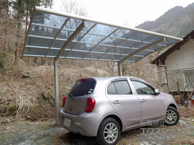埼玉県秩父郡皆野町ののカーポート プレシオスポート 積雪〜20cm対応 施工例