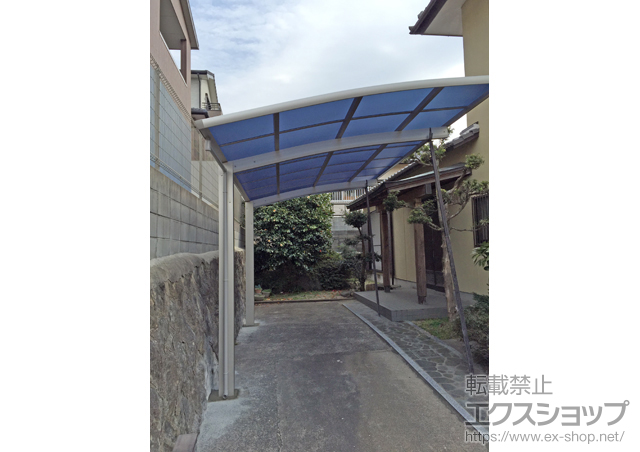 福岡県遠賀郡岡垣町ののカーポート レイナポートグラン　積雪〜20cm対応 施工例